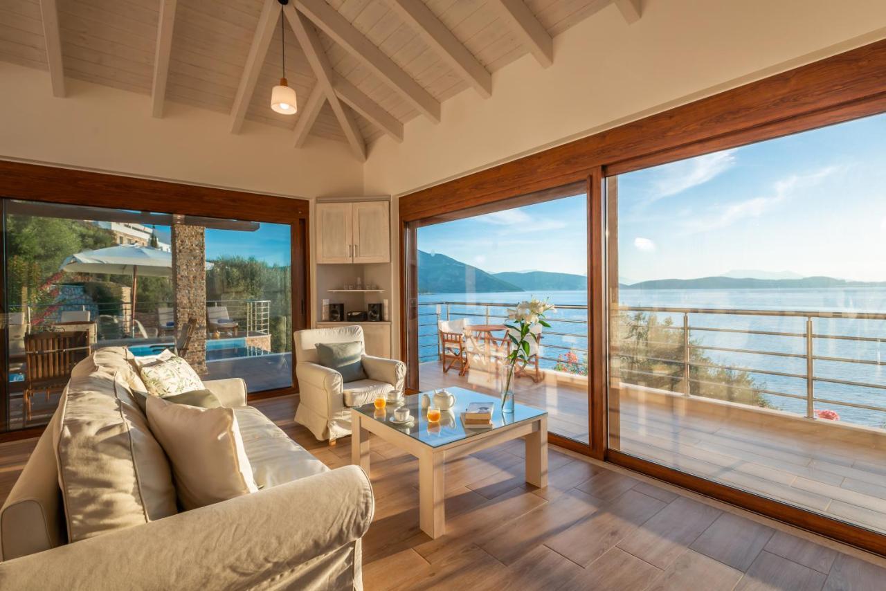 Iris Villas Lefkada - Marine Villa With Private Sea Access Szívota Kültér fotó