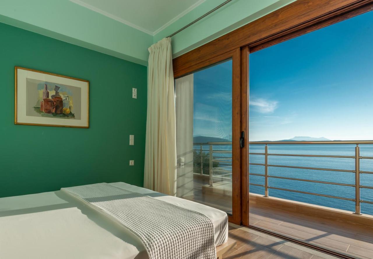 Iris Villas Lefkada - Marine Villa With Private Sea Access Szívota Kültér fotó