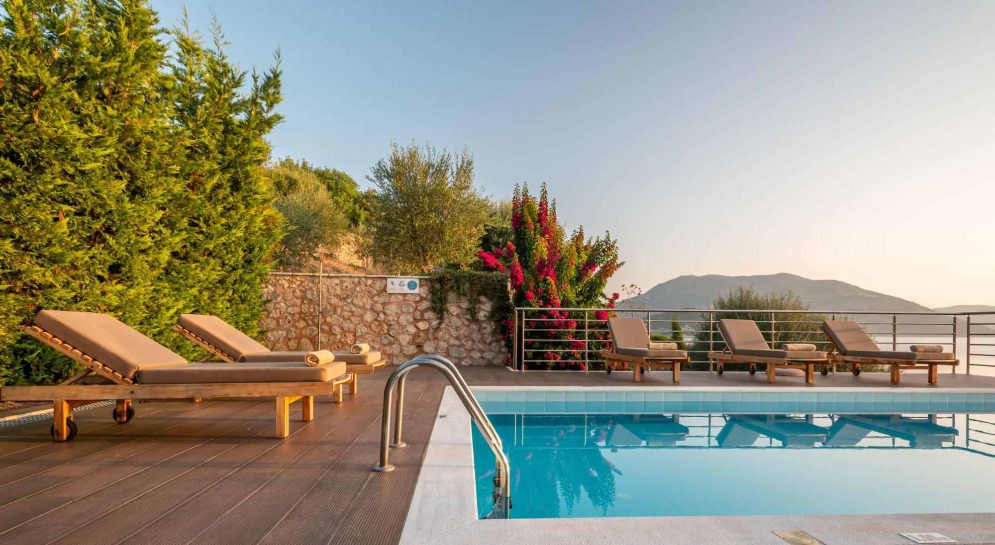 Iris Villas Lefkada - Marine Villa With Private Sea Access Szívota Kültér fotó