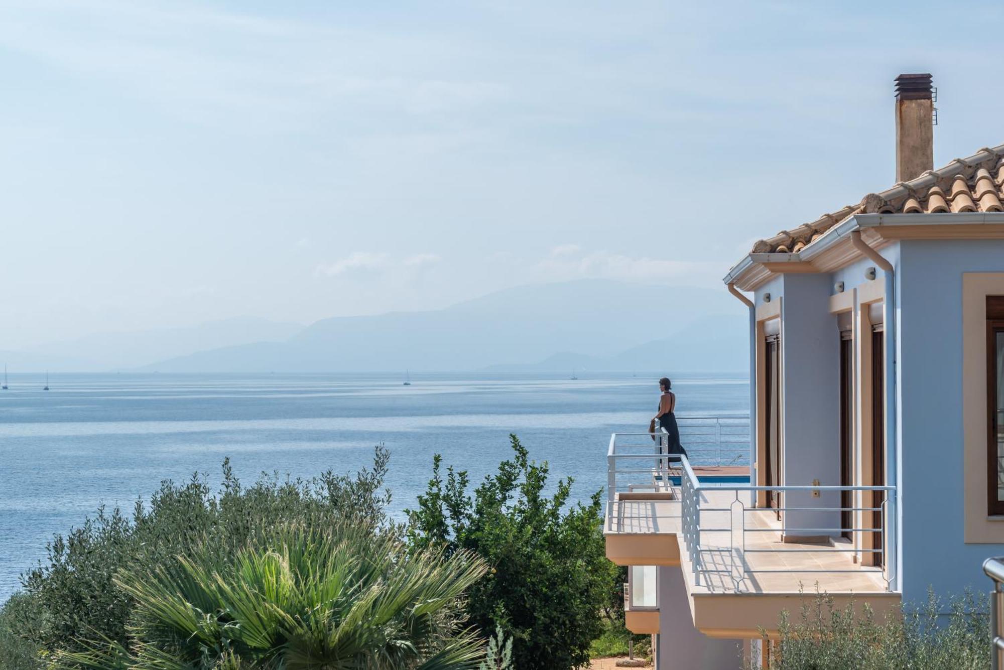 Iris Villas Lefkada - Marine Villa With Private Sea Access Szívota Kültér fotó