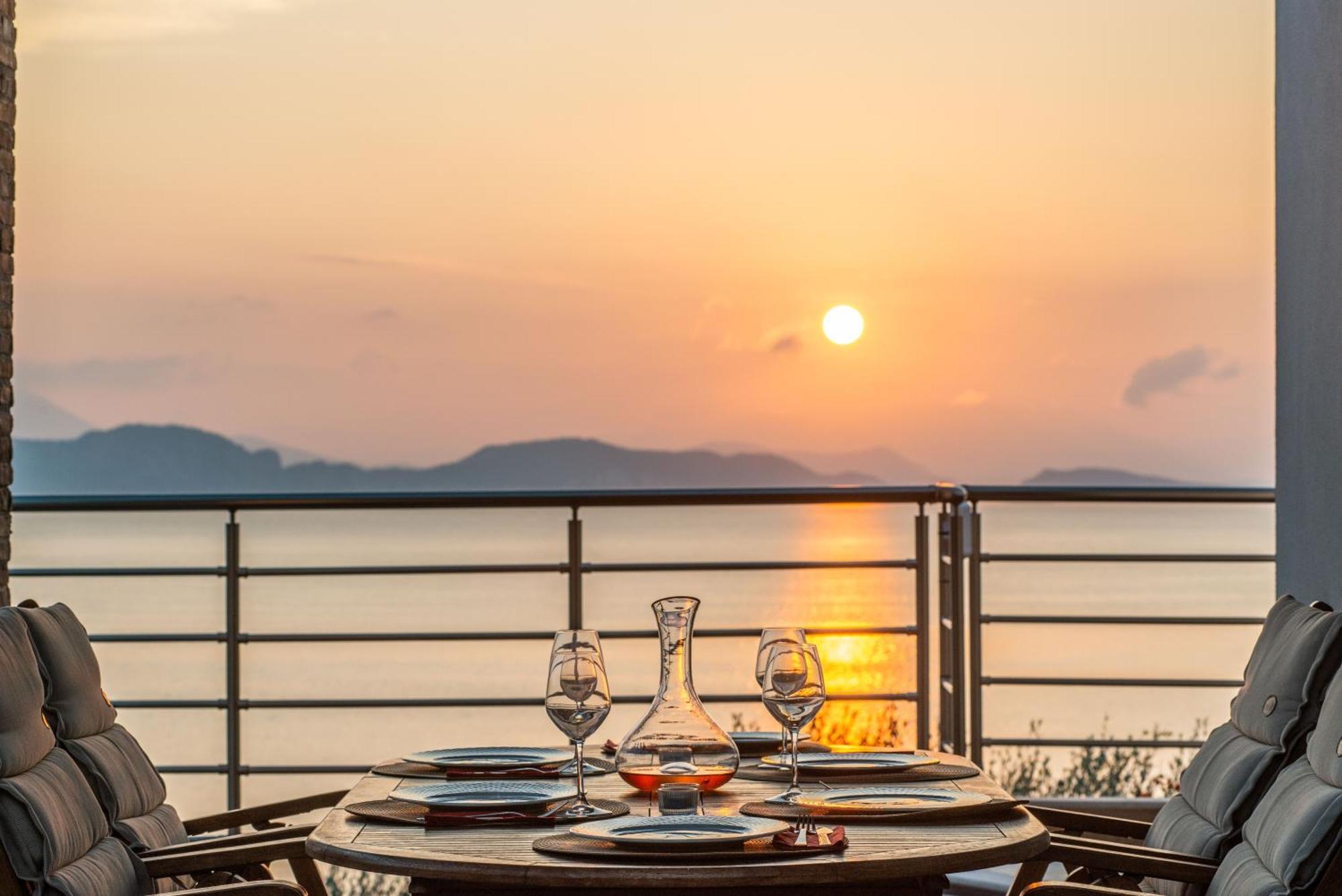 Iris Villas Lefkada - Marine Villa With Private Sea Access Szívota Kültér fotó