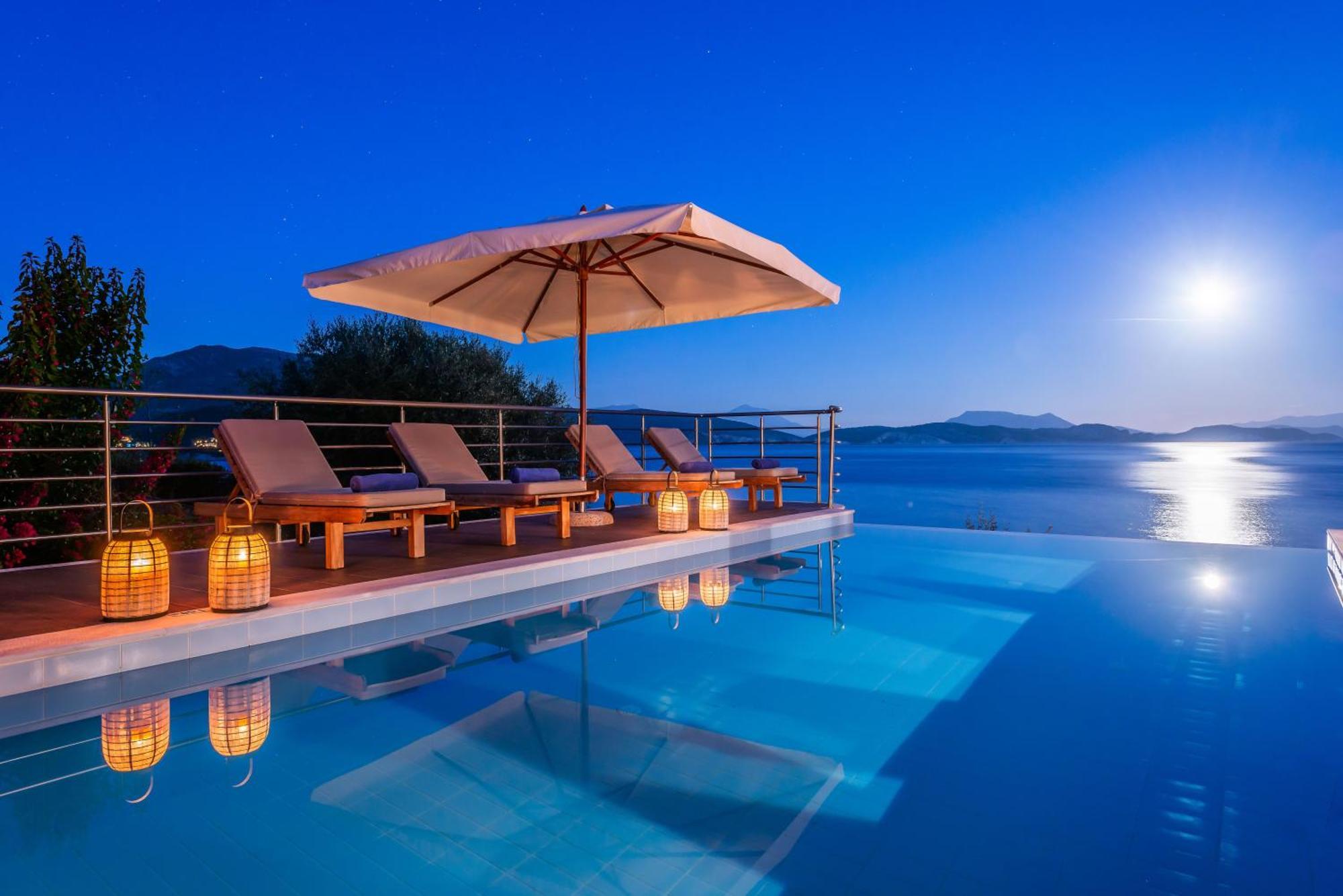 Iris Villas Lefkada - Marine Villa With Private Sea Access Szívota Kültér fotó