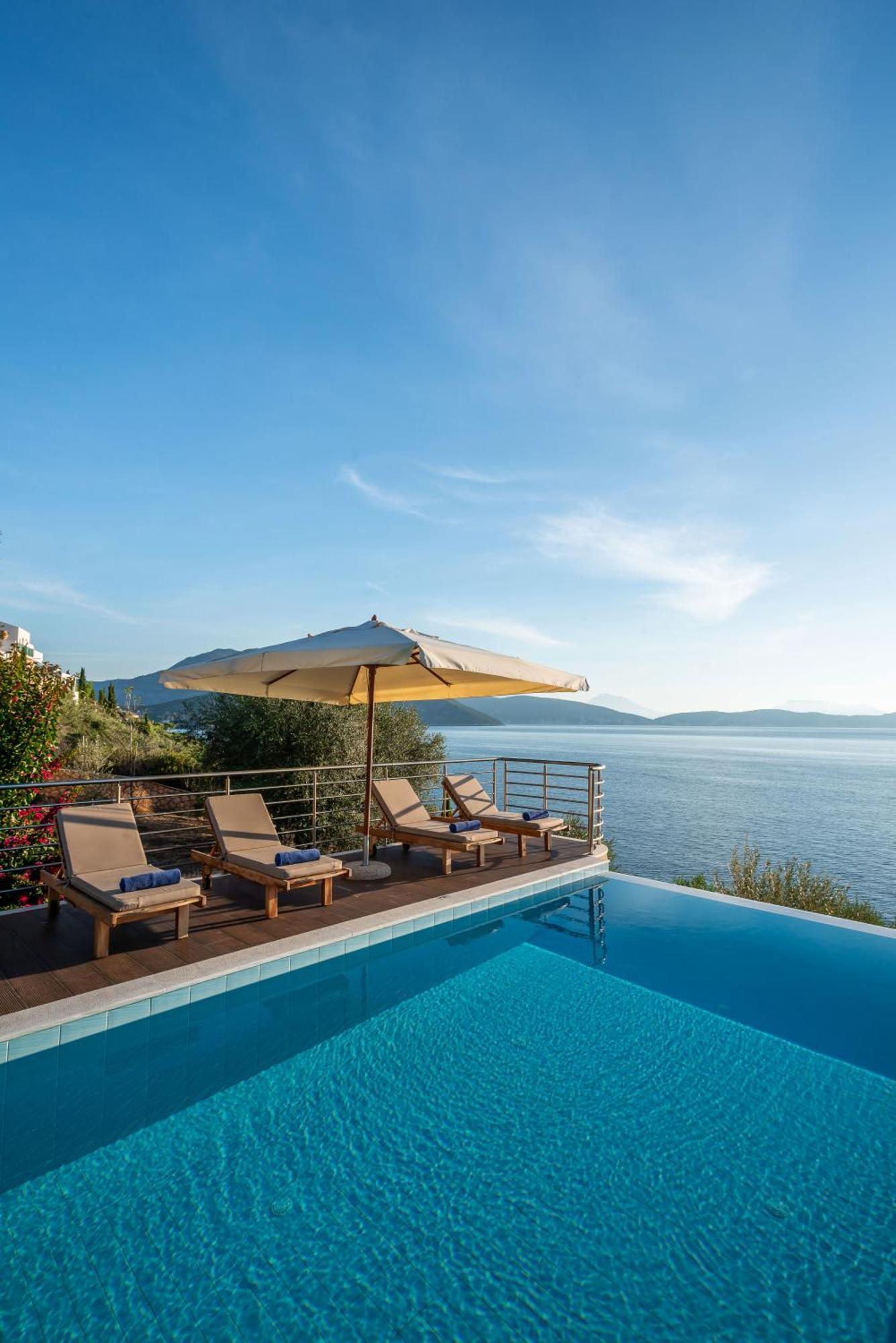 Iris Villas Lefkada - Marine Villa With Private Sea Access Szívota Kültér fotó